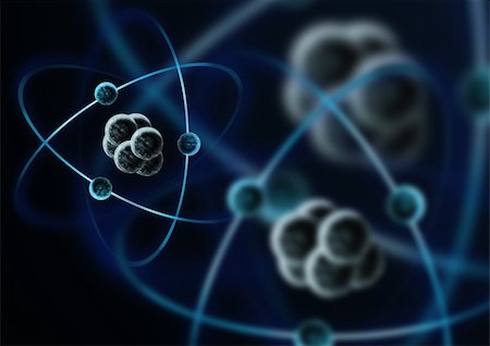 electrón - An impression of a atom with electrons. Foto de stock - Super Valor sin royalties y Suscripción, Código: 400-03994451