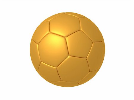 3d scene of the soccer ball, on white background Stock Photo - Budget Royalty-Free & Subscription, Code: 400-03995854
