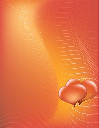 simsearch:400-04661261,k - Vector illustration - abstract Valentine's Day background made of curved lines Stock Photo - Budget Royalty-Free & Subscription, Code: 400-03996628