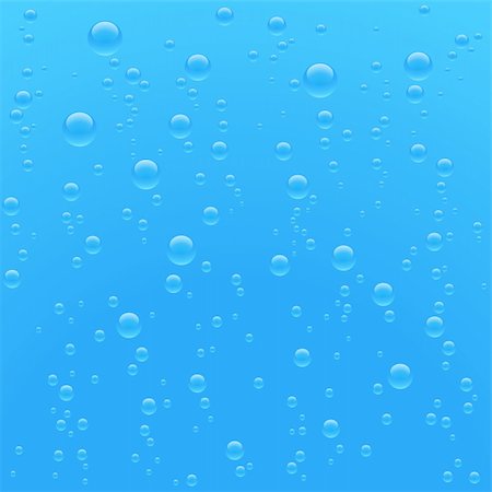 sink with bath bubbles - air bubbles floating in blue clear water Stock Photo - Budget Royalty-Free & Subscription, Code: 400-03997169