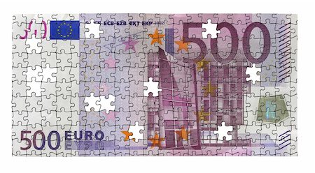 simsearch:695-05780246,k - One banknote 500 euro Photographie de stock - Aubaine LD & Abonnement, Code: 400-03997443