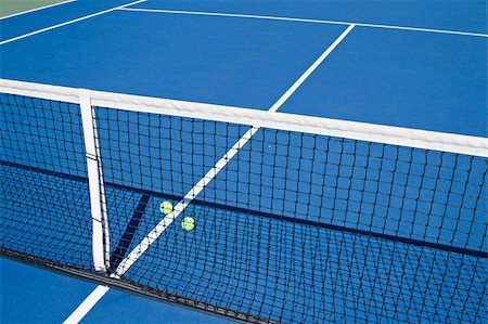 Resort tennis club and tennis courts with balls Stock Photo - Budget Royalty-Free & Subscription, Code: 400-03997914