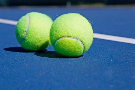 Resort tennis club and tennis courts with balls Stock Photo - Budget Royalty-Free & Subscription, Code: 400-03997917