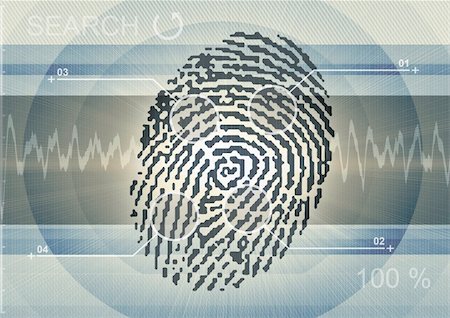 finger print on background Stock Photo - Budget Royalty-Free & Subscription, Code: 400-03999596
