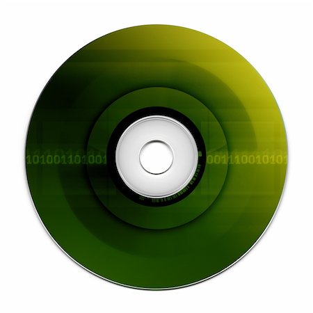 High-res scan of a compact disc isolated on white background. The label design was created additionally. Stock Photo - Budget Royalty-Free & Subscription, Code: 400-03999615