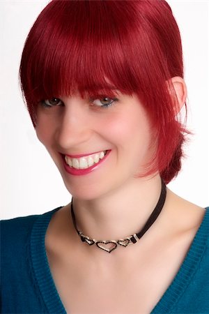 simsearch:400-04520503,k - a young woman with red hair and smile Stock Photo - Budget Royalty-Free & Subscription, Code: 400-03990865