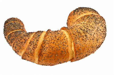 simsearch:400-04497847,k - delicious croissant against pure white background Stockbilder - Microstock & Abonnement, Bildnummer: 400-03991290