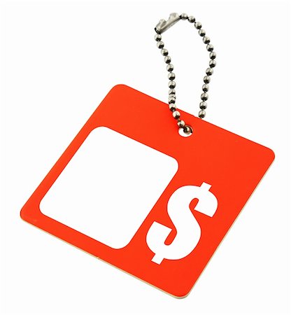 simsearch:400-04497974,k - tag with dollar symbol and copy space por price, background is pure white Stock Photo - Budget Royalty-Free & Subscription, Code: 400-03991311
