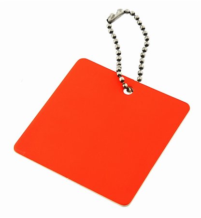 simsearch:400-05333011,k - close-up of a blank price tag against pure white background Photographie de stock - Aubaine LD & Abonnement, Code: 400-03991350