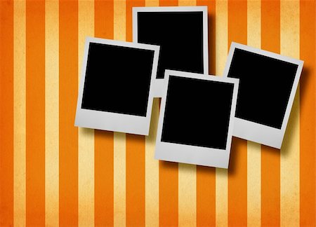 simsearch:400-05032591,k - four blank photo frames against retro paper background Foto de stock - Super Valor sin royalties y Suscripción, Código: 400-03991745