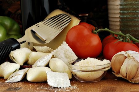 simsearch:400-03992643,k - Still life of ingredients for a traditional Italian dinner Stock Photo - Budget Royalty-Free & Subscription, Code: 400-03992643