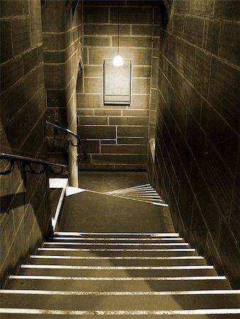 donjun - Looking down steps in ancient building Stock Photo - Budget Royalty-Free & Subscription, Code: 400-03992687