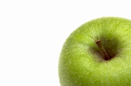 simsearch:400-06699773,k - wash green apple on white background Photographie de stock - Aubaine LD & Abonnement, Code: 400-03993069