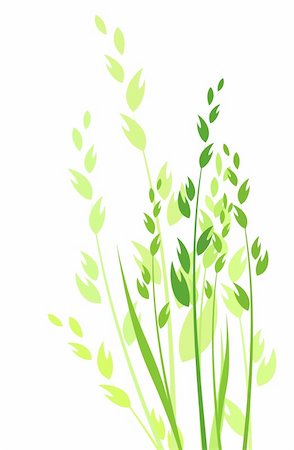 simsearch:400-04595369,k - grass vector illustration / colored silhouette Stockbilder - Microstock & Abonnement, Bildnummer: 400-03993546