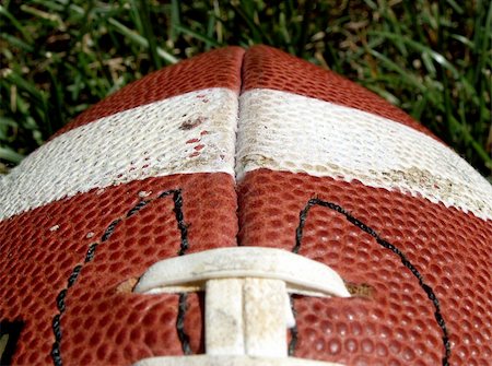 pigskin - American football details Photographie de stock - Aubaine LD & Abonnement, Code: 400-03993947