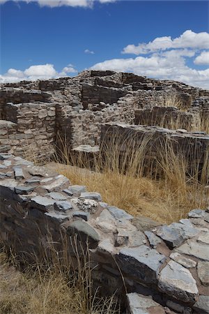 Gran Quivira National Monument, Salinas Pueblo Missions National Monument, New Mexico, USA Foto de stock - Sin royalties Premium, Código: 600-04425064