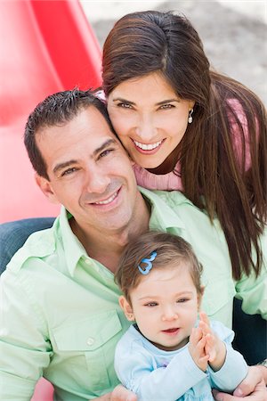 ethnic family and baby - Portrait of Family Stock Photo - Premium Royalty-Free, Code: 600-04625284