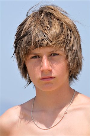 portrait teen serious one - Portrait of Boy, Corsica, France Stock Photo - Premium Royalty-Free, Code: 600-05181851