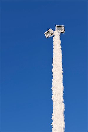 Snow Covered Street Light, Rukatunturi, Kuusamo, Northern Ostrobothnia, Finland Stock Photo - Premium Royalty-Free, Code: 600-05610034