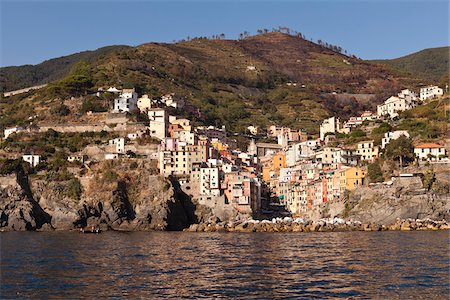 Riomaggiore, Cinque Terre, Province of La Spezia, Liguria, Italy Foto de stock - Sin royalties Premium, Código: 600-05756265