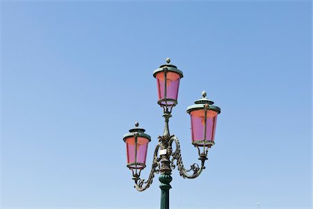 Street Lamp, Venice, Veneto, Italy Foto de stock - Sin royalties Premium, Código: 600-05756288