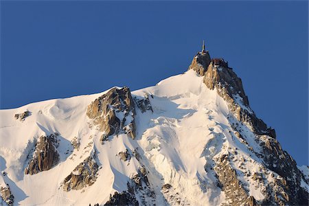 Aiguille du Midi, Mont Blanc Massif, Haute-Savoie, Rhone Alps, France Stock Photo - Premium Royalty-Free, Code: 600-05762081