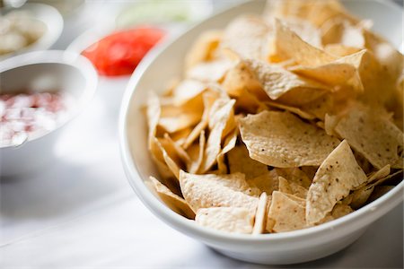 Nacho Chips and Dips Stock Photo - Premium Royalty-Free, Code: 600-05786653