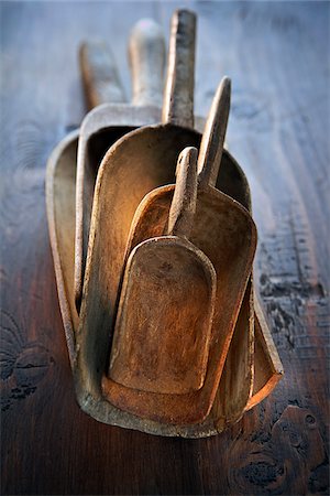 Wooden Vintage Scoops, Ontario, Canada Stock Photo - Premium Royalty-Free, Code: 600-05800591