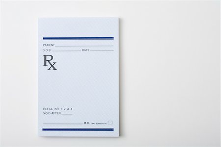 drugs nobody - Prescription Pad, Birmingham, Alabama, USA Stock Photo - Premium Royalty-Free, Code: 600-05803319