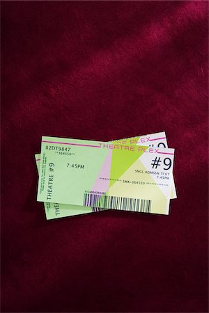 Billets de cinéma Photographie de stock - Premium Libres de Droits, Code: 600-05803378