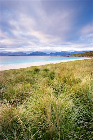 sand dune uk - Grass Covered Dunes, Sound of Taransay, Traigh Rosamal, Isle of Harris, Outer Hebrides, Scotland Stock Photo - Premium Royalty-Free, Code: 600-05803671