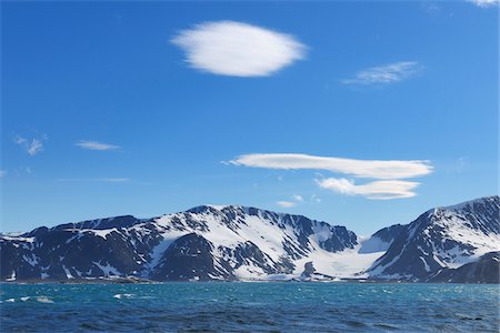 Glacier and Mountains, Magdalenefjorden, Spitsbergen, Svalbard, Norway Stock Photo - Premium Royalty-Free, Code: 600-05822015