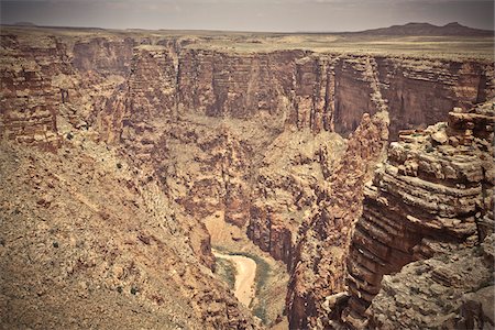 Little Colorado River Gorge, Arizona, USA Photographie de stock - Premium Libres de Droits, Code: 600-05837346