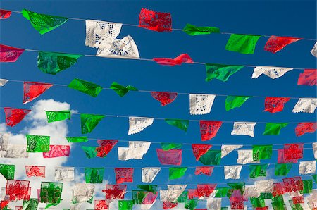 festival mexico - Flags, Tulum, Quintana Roo, Mexico Stock Photo - Premium Royalty-Free, Code: 600-05855043