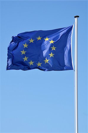European Union Flag Foto de stock - Sin royalties Premium, Código: 600-05973301
