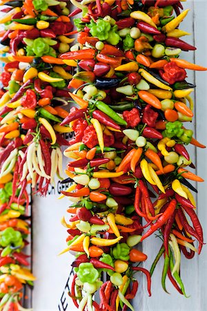 Mixture of Chili Peppers Stock Photo - Premium Royalty-Free, Code: 600-05973812