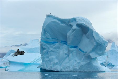 eisberg - Iceberg, Rode Fjord, Scoresby Sund, Greenland Foto de stock - Sin royalties Premium, Código: 600-05973860