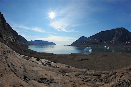 simsearch:600-06009041,k - Mountain, Romer Fjord, East Greenland, Greenland Stock Photo - Premium Royalty-Free, Code: 600-06009048