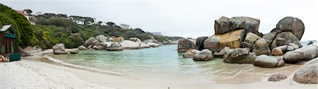 panoramic beach - Boulders Beach, Cape Peninsula, Western Cape, Cape Province, South Africa Stock Photo - Premium Royalty-Free, Code: 600-06009238