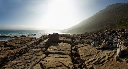 south african landscapes - Misty Cliffs, Cape Town, Western Cape, Cape Province, South Africa Stock Photo - Premium Royalty-Free, Code: 600-06009262