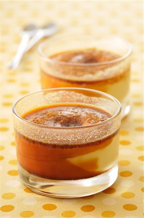 Crème Caramel Photographie de stock - Premium Libres de Droits, Code: 600-06025207