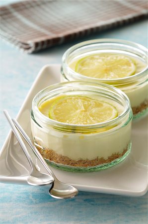 desserts sweet - Citrus Cheesecake Foto de stock - Sin royalties Premium, Código: 600-06025209