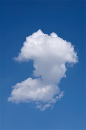 european cloud - Cloud in Blue Sky, Marseille, Provence, France Stock Photo - Premium Royalty-Free, Code: 600-06025227