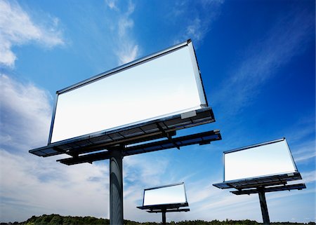 Empty Billboards Stock Photo - Premium Royalty-Free, Code: 600-06025301