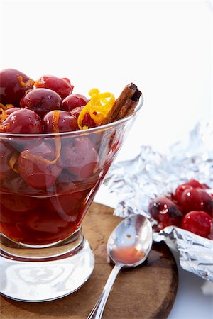 Homemade Maraschino Cherries Foto de stock - Sin royalties Premium, Código: 600-06038245