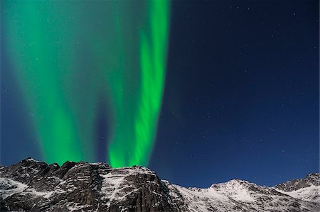 Northern Lights near Tromso, Troms, Norway Stock Photo - Premium Royalty-Free, Code: 600-06038346