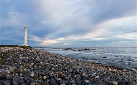 Lighthouse, Kommetjie, Cape Town, Western Cape, Cape Province, South Africa Foto de stock - Sin royalties Premium, Código: 600-06109460