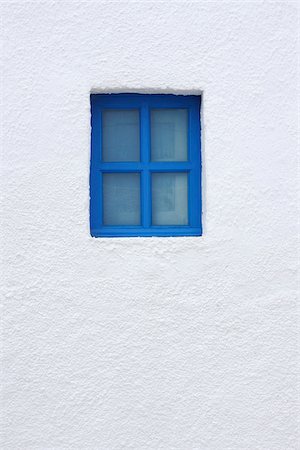 Fenêtre bleue d'église, Oia, Santorini Island, Iles Cyclades, îles grecques, Grèce Photographie de stock - Premium Libres de Droits, Code: 600-06125806