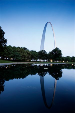 st louis arch - Gateway Arch, St Louis, Missouri, Etats-Unis Photographie de stock - Premium Libres de Droits, Code: 600-06125800