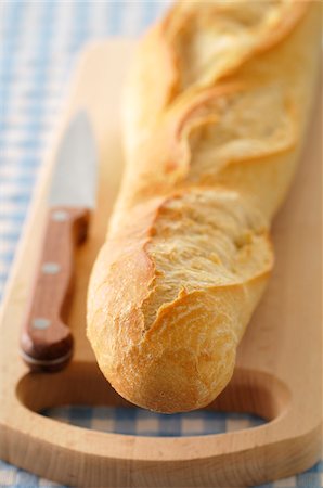 Gros plan de Baguette Photographie de stock - Premium Libres de Droits, Code: 600-06170368